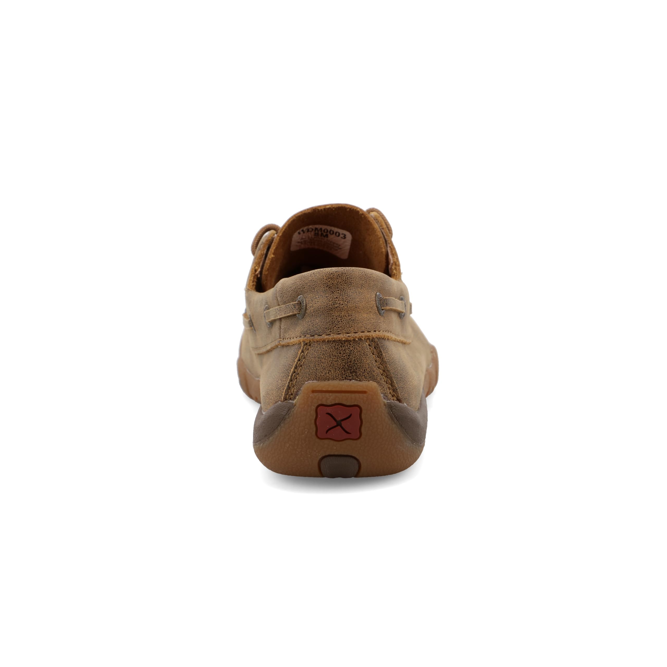 Twisted X Women's Comfortable Leather Boat Shoe Driving Moc - Slip-Resistant Moc Toe for Casual Wear, Boating & Driving