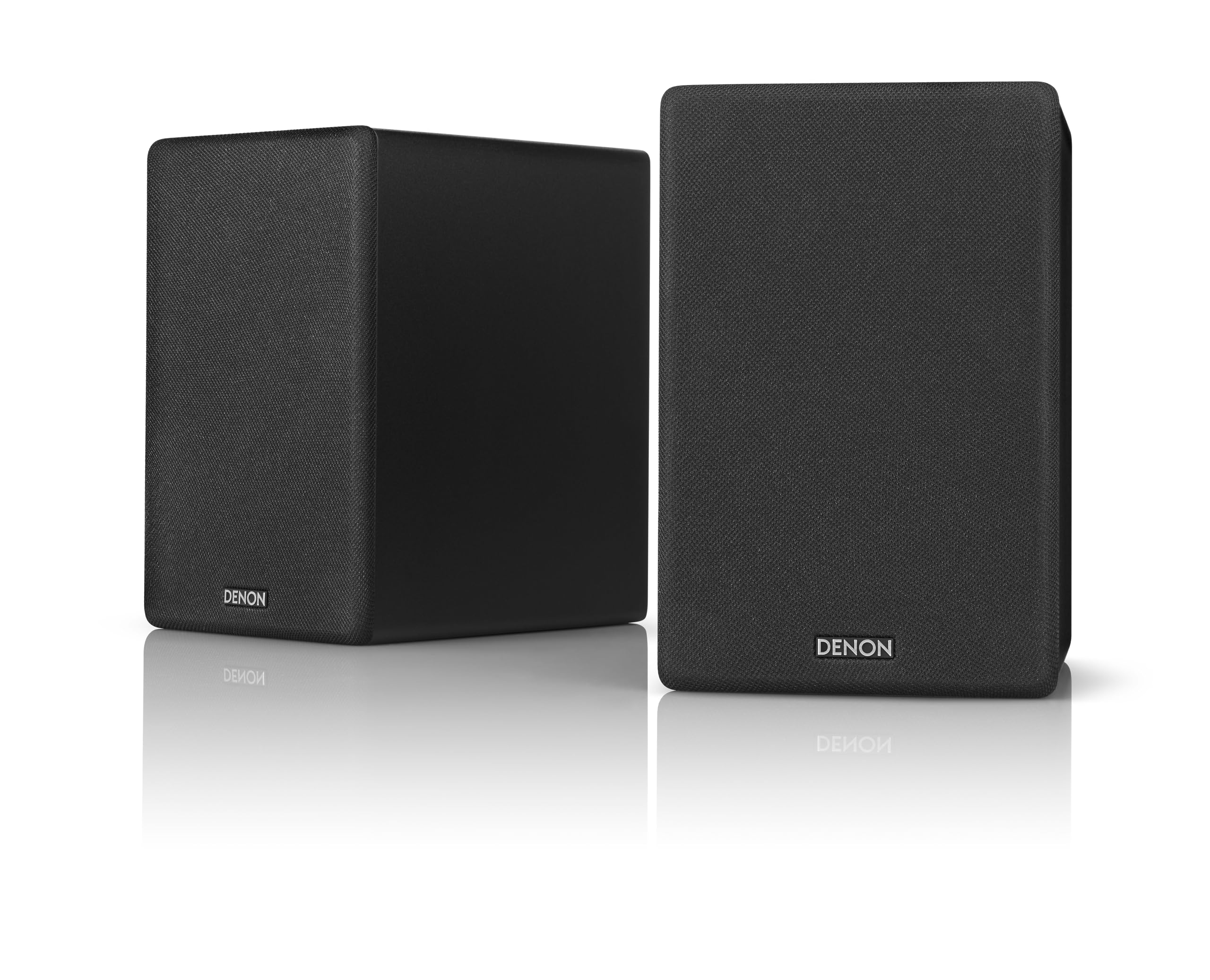 Denon SCN10 2 x 65W HiFi Bookshelf Speakers - Premium 2-Way Sound System for TV, Home Theater, and Music | Compatible with Receivers & Amplifiers | Stylish Black Design (SCN10BKEM) | Perfect for Living Rooms, Gaming Setups, and Home Audio Systems