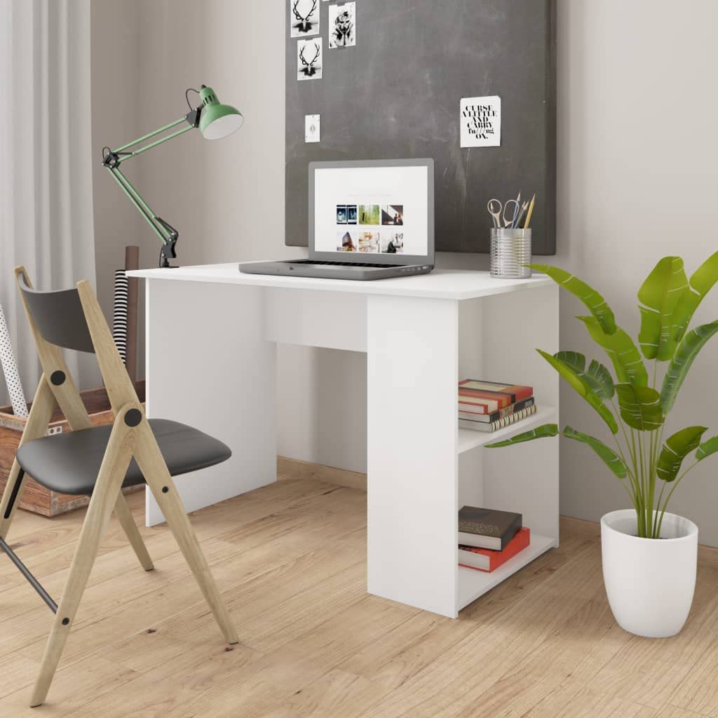 White Modern Computer Desk 43.3