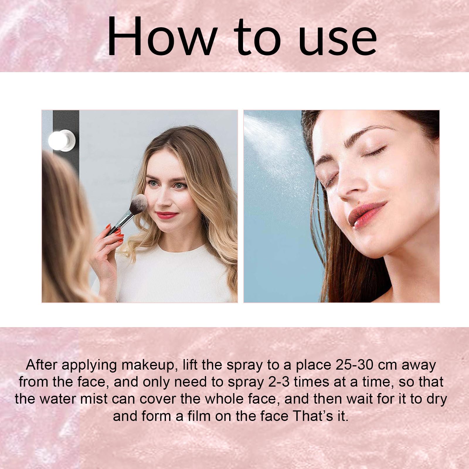 GeRRiT 2024 New Glamstay+ Makeup Setting Spray - Matte Finish, Long-Lasting & Hydrating Makeup Fixer for All Skin Types | Natural Look | Perfect for Daily Wear, Weddings & Photo Shoots