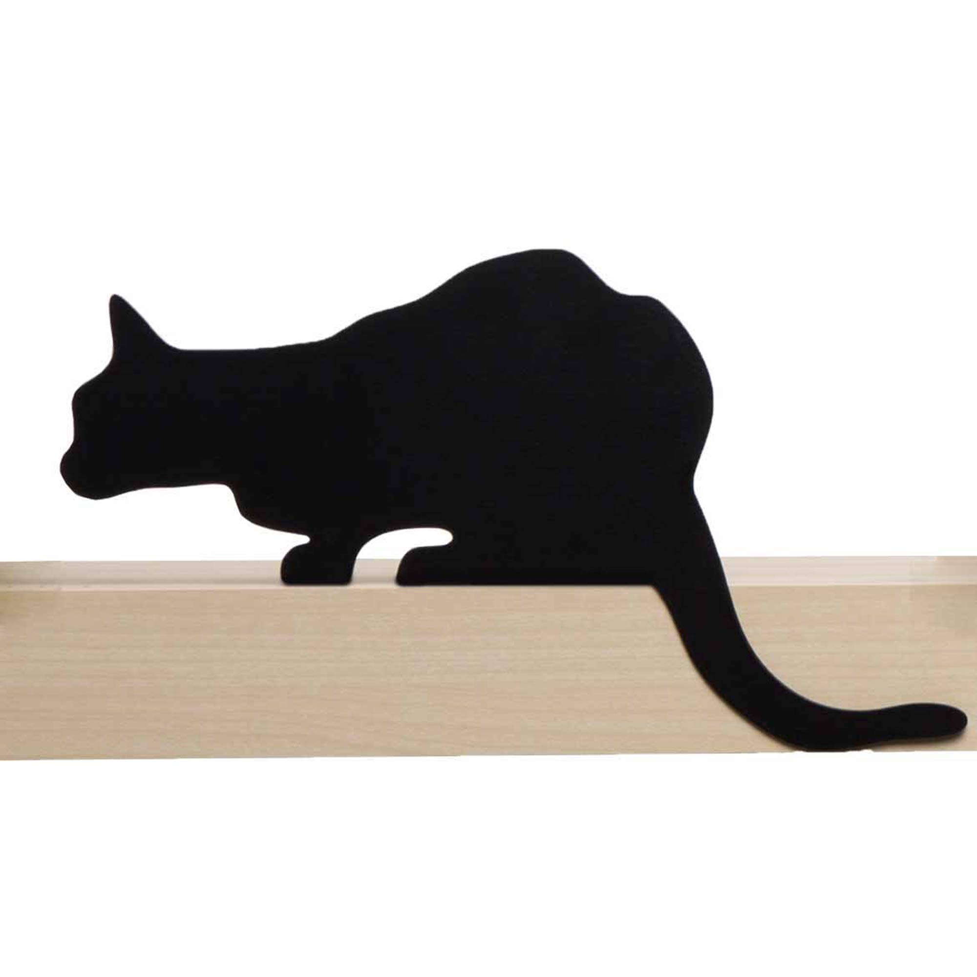 Artori Design Metal Cat Figurine Statue - Elegant Black Churchill Cat Decor for Home & Living Room - Funny Gift for Cat Lovers - Perfect Shelf Decor for Bookshelf, Office Desk, or Coffee Table Display