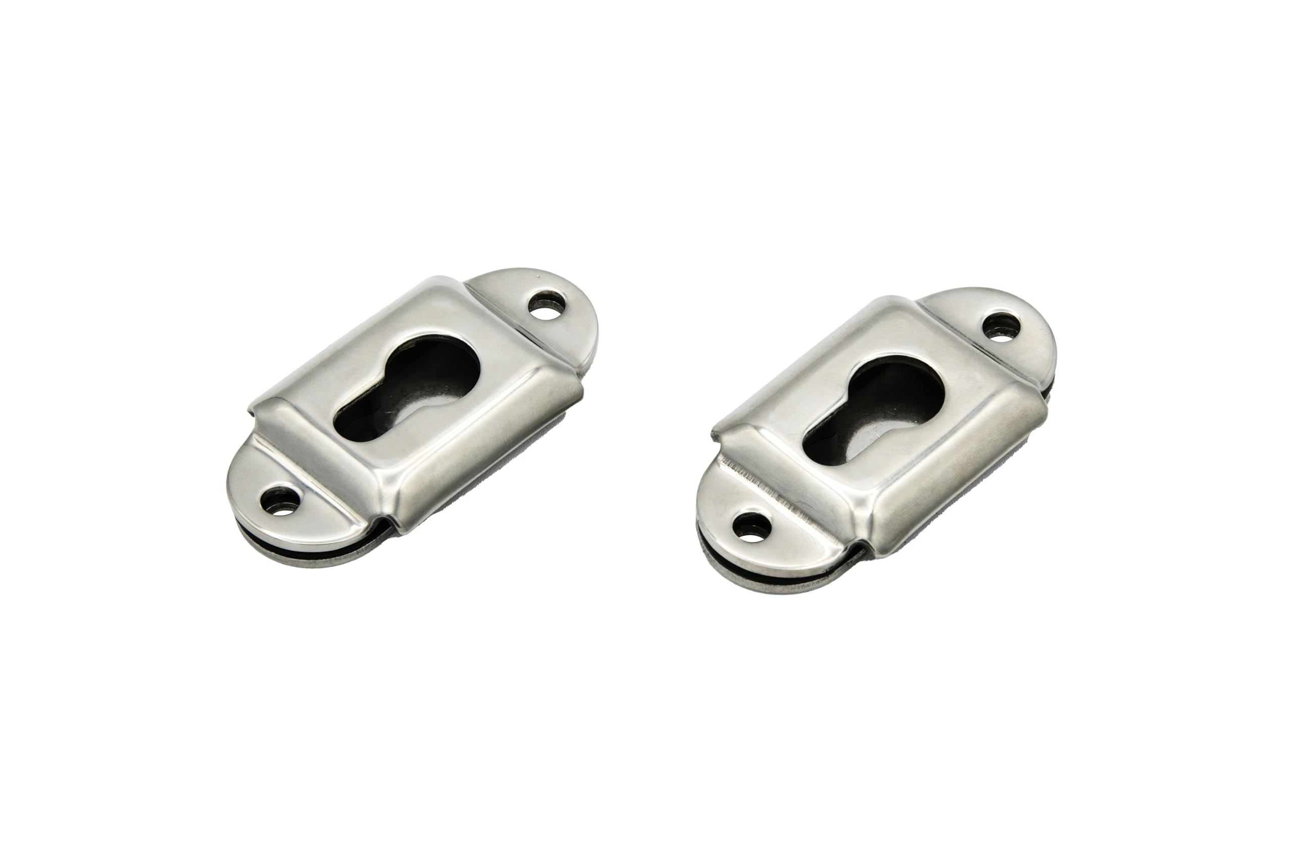 Vinland Marine Flush Mount Boat Ladder Bracket Hardware - Heavy Duty Dock & Pontoon Ladder Mounting Kit - Transom & Gunwale Ladder Replacement Parts for Boats - Perfect for Marine, Fishing & Water Sports Activities