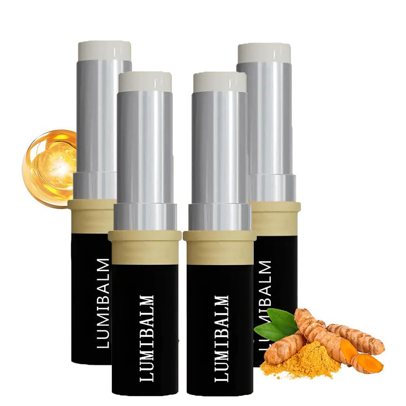 **Lumibalm Eye Cream for Under Eye Bags – Instant Dark Circle & Puffiness Reducer (4-Pack) – Brighten & Refresh Tired Eyes for Work, Travel & Late Nights**