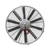 Perma-Cool 18126 16-Inch Chrome Electric Cooling Fan - High Performance Radiator Fan for Cars, Trucks & Hot Rods - Perfect for Engine Cooling & Overheating Prevention