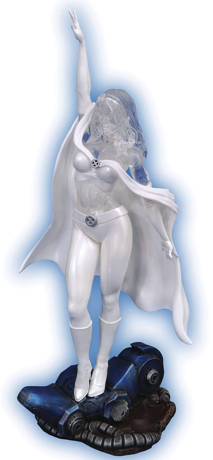 Marvel Emma Frost Diamond PVC Figure - 12 Inch Collectible Statue | Diamond Select Toys | Multicolor | Perfect for Marvel Fans, Comic Book Displays & Home Decor
