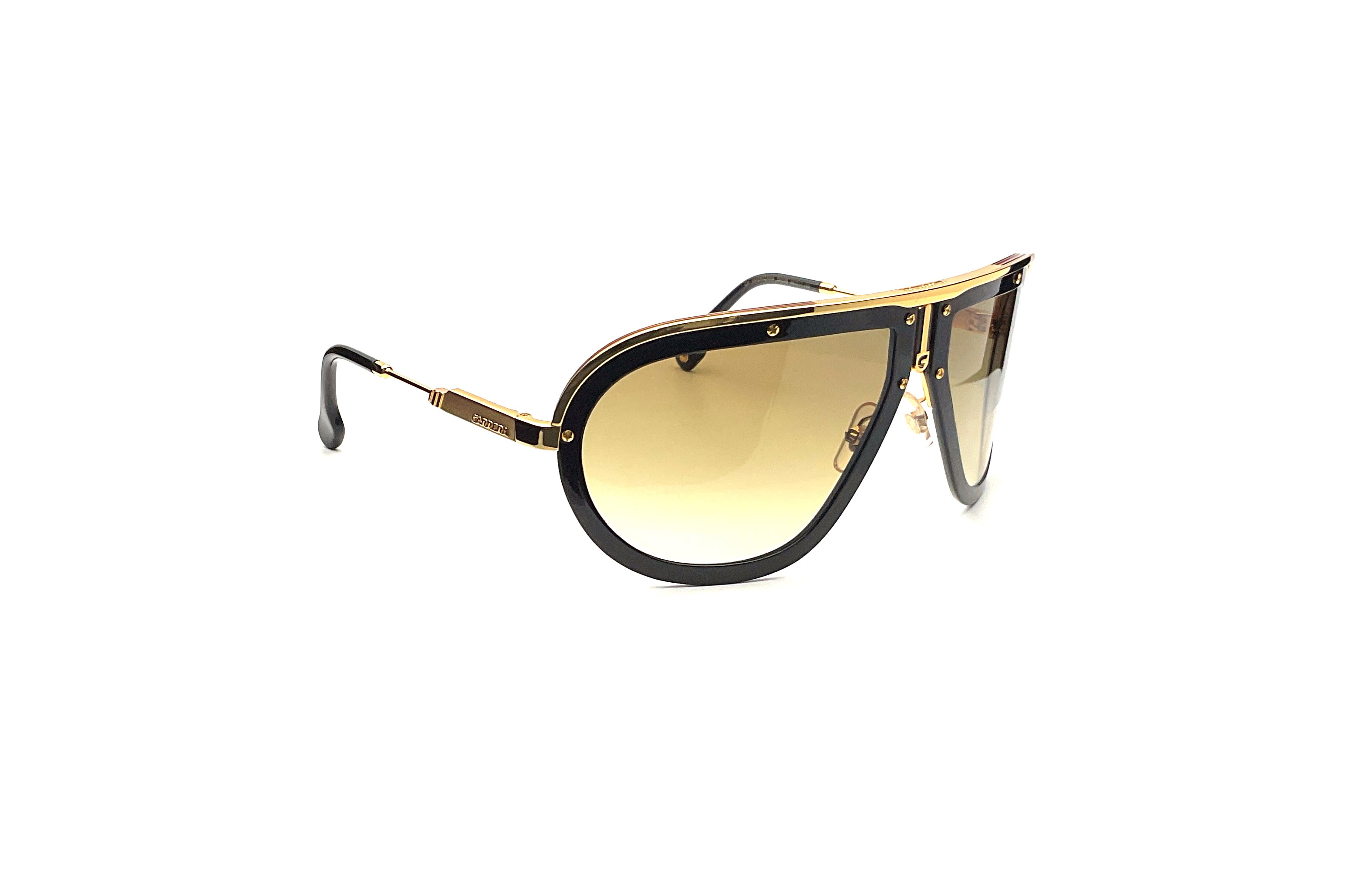 Carrera CA Americana Sunglasses - Black & Gold Aviator Style for Men & Women - Perfect for Driving, Travel, and Outdoor Activities