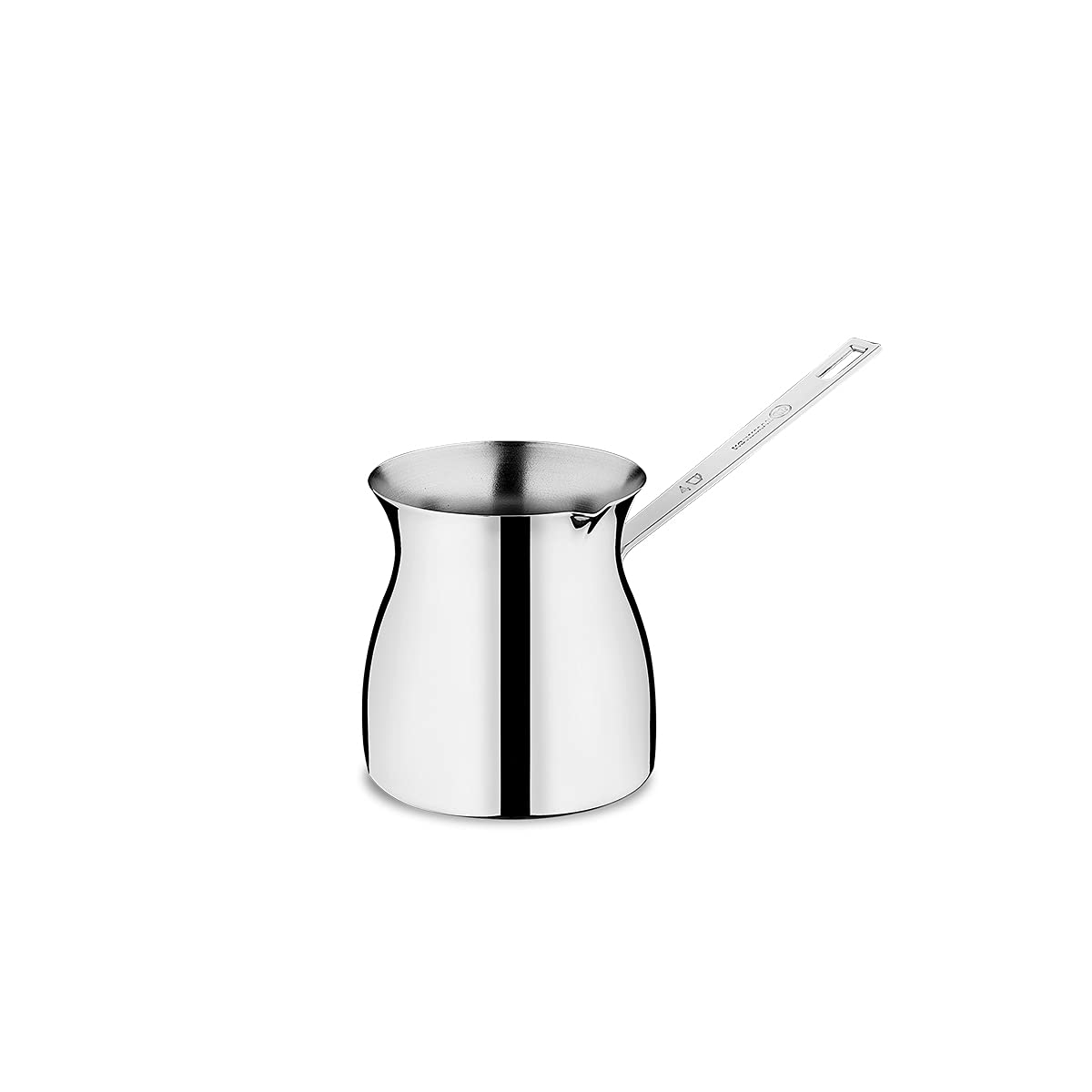 Korkmaz Terra Stainless Steel Milk Warmer Pot - 0.4 qt Small Saucepan for Stove Top, Butter Melting & Chocolate Warming - Perfect for Coffee Shops, Home Kitchens & DIY Dessert Making