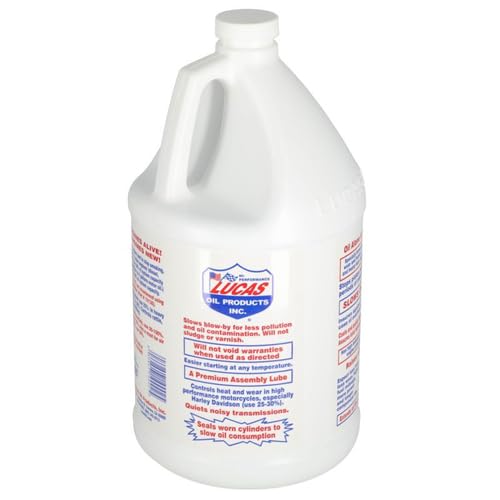 Lucas Oil Stabilizer 1 Gallon - Premium Engine Oil Additive for Cars, Trucks & Motorcycles | Reduces Friction, Extends Engine Life | Ideal for Synthetic & Conventional Oils | Use for Daily Driving, Towing & High-Mileage Vehicles