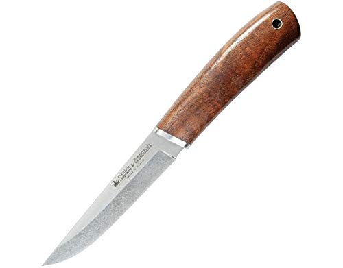 Premium Noilox Stone Wash Malamute Knife with Wood Handle KK0008 - Perfect for Camping, Hunting, and Outdoor Survival Gear