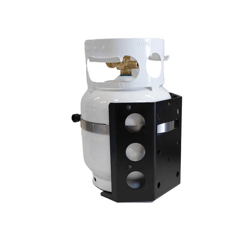 Whitney OG Bracket for 5LB Steel Propane Tanks - Heavy Duty Power Tank Mount for Camping, Grilling & Outdoor Adventures