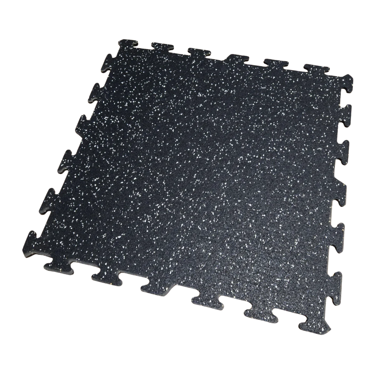 Premium 8mm Rubber Floor Tiles - Interlocking Gym Flooring for Home & Commercial Use | Durable, Shock-Absorbent Exercise Mats for Weightlifting, Yoga & Fitness Studios