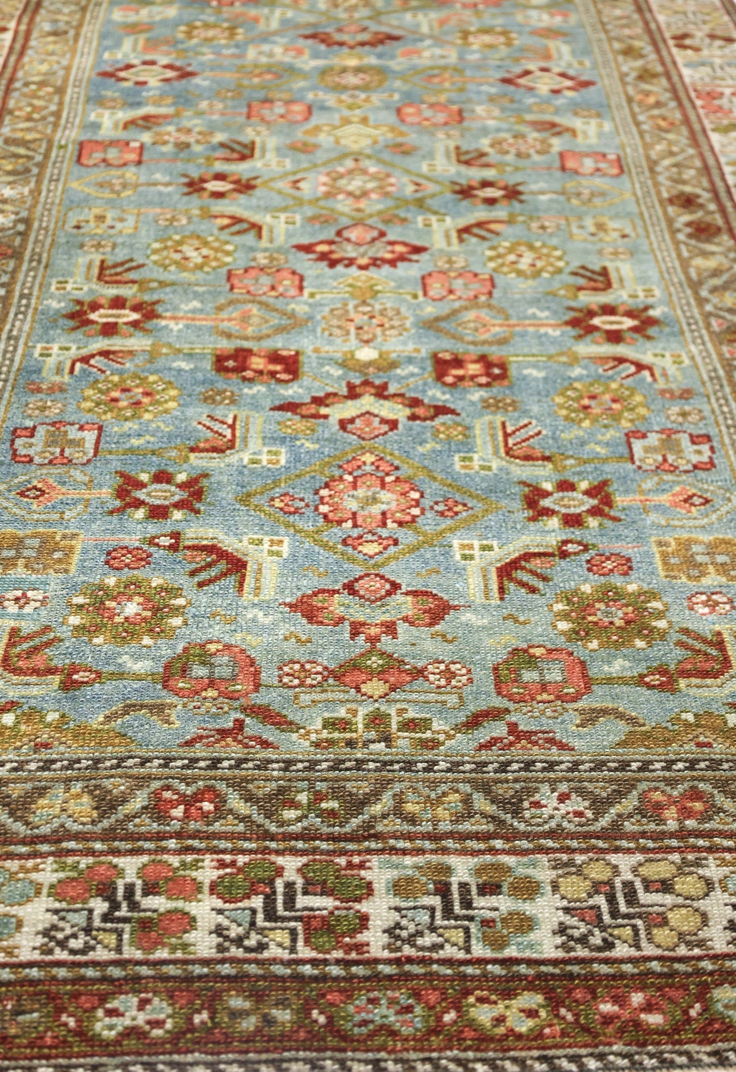 Handmade Antique Kurd Tribal Rug - Authentic Handwoven Wool Carpet for Living Room, Bedroom & Home Decor - J75859