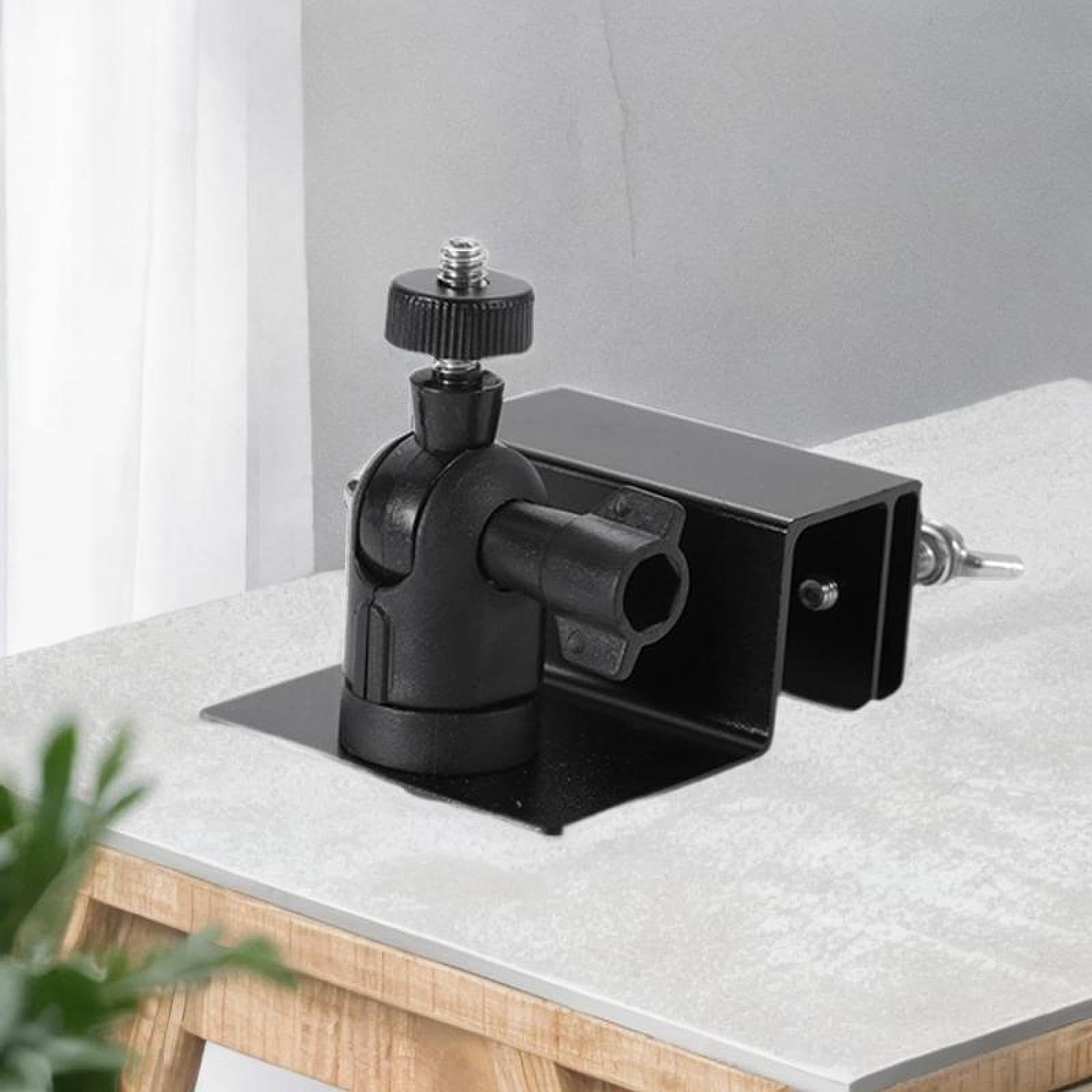 Weatherproof Aluminum Alloy Gutter Mount Bracket for Solar Panels - Heavy Duty Flexible Outdoor Stand (Black) | Perfect for RV, Boat, and Off-Grid Solar System Installations
