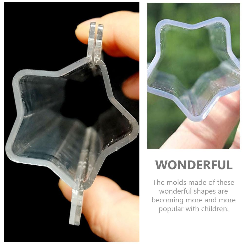 Yardwe 10PCS Plastic Cucumber Shaping Molds - Star & Heart Shaped Fruit & Vegetable Forming Tools for Garden DIY, Food Decoration, and Kids Cooking Activities