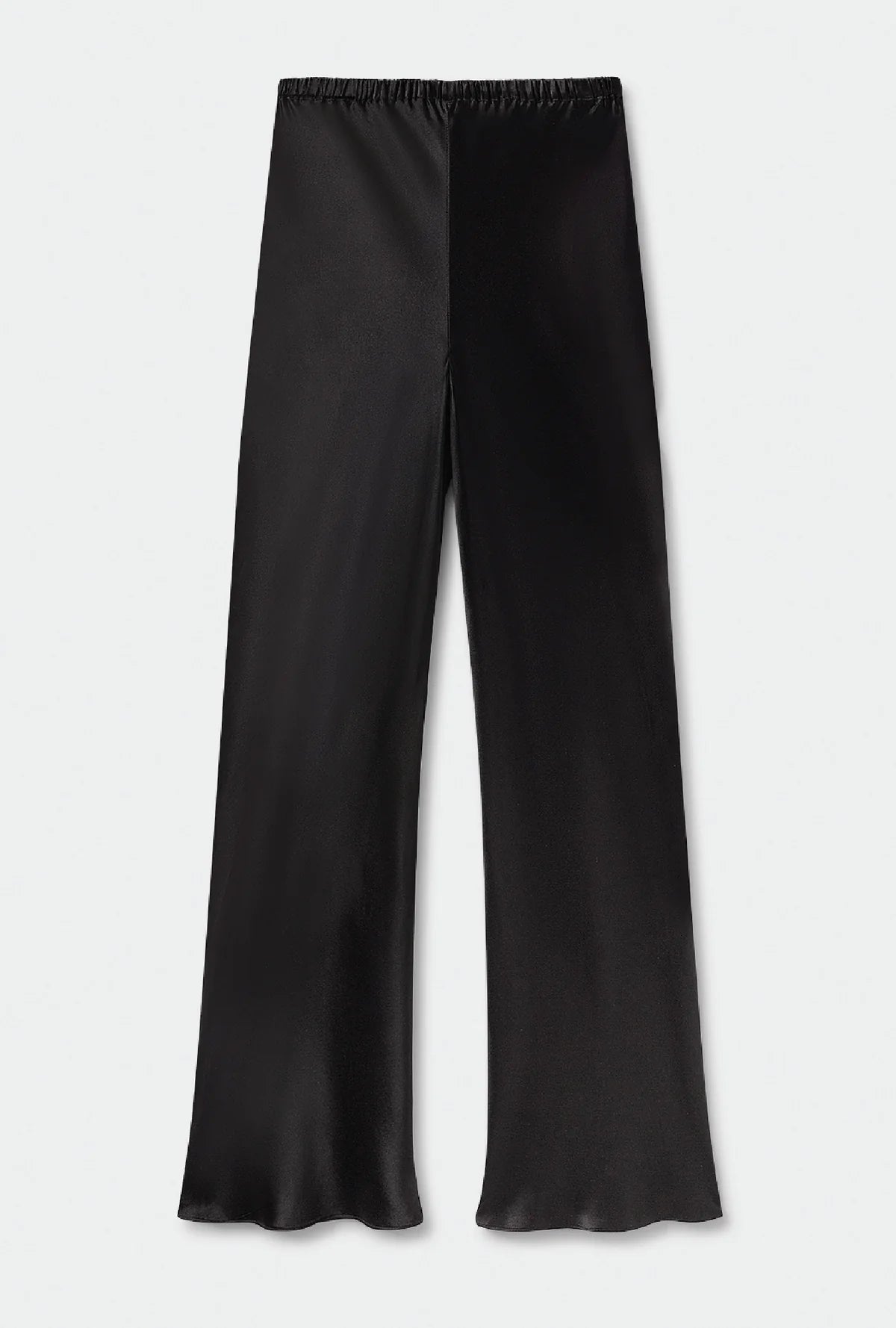 Bias Cut Pants for Women - High Waist Flowy Wide Leg Trousers in Black | Perfect for Office, Casual Wear & Evening Outfits