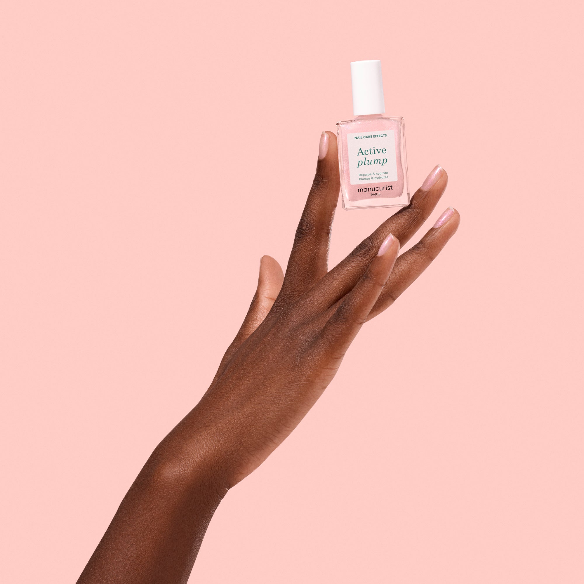 Manucurist Active Plump Nail Treatment - Hydrating & Strengthening Nail Care for Healthy, Glossy Nails | Perfect for Daily Use & Professional Salons