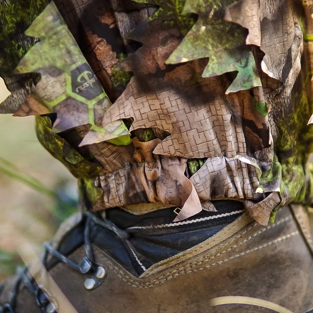 Men's Leafy Camo Suit - 3D Hunting Ghillie Suit for Outdoor Camouflage & Wildlife Photography
