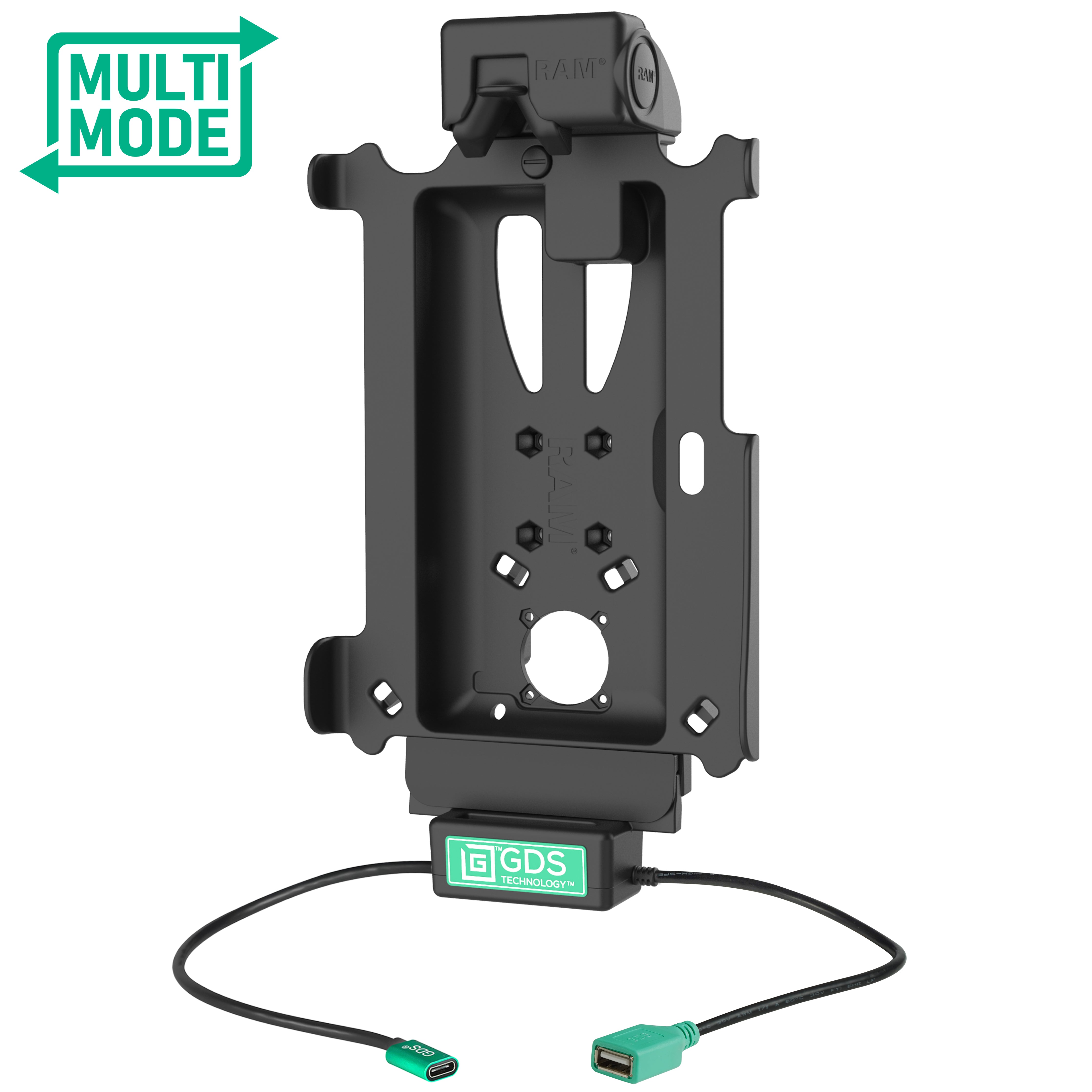 GDS® Tough Dock™ Multi Mode Charging Station for Samsung Tab Active4 Pro & Tab Active Pro - Rugged Tablet Dock with Secure Mounting (RAM GDS DOCK SAM54N MMU) - Perfect for Warehouse, Construction & Outdoor Work Environments