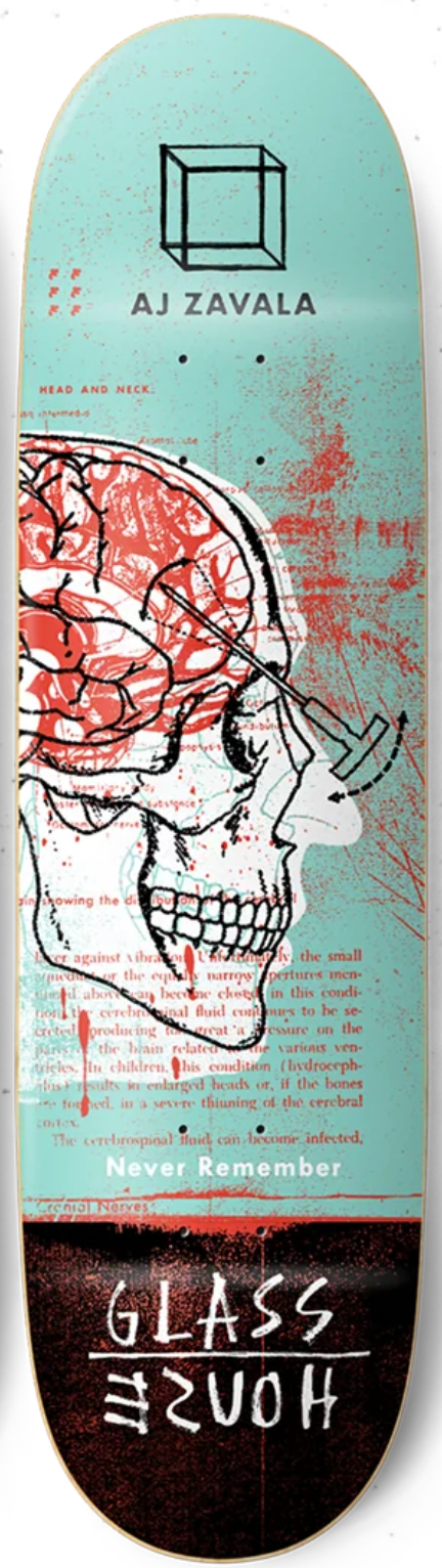 AJ Zavala 'Lobotomy' Glass House - Premium Glass Art Piece for Home Decor & Collector's Display