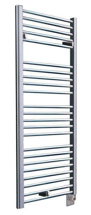 Myson Classic Comfort Avonmore Straight EECOS126 Hardwired Towel Warmer - 25W x 54H - Bathroom Luxury Heated Towel Rack for Spa, Hotel & Home Use