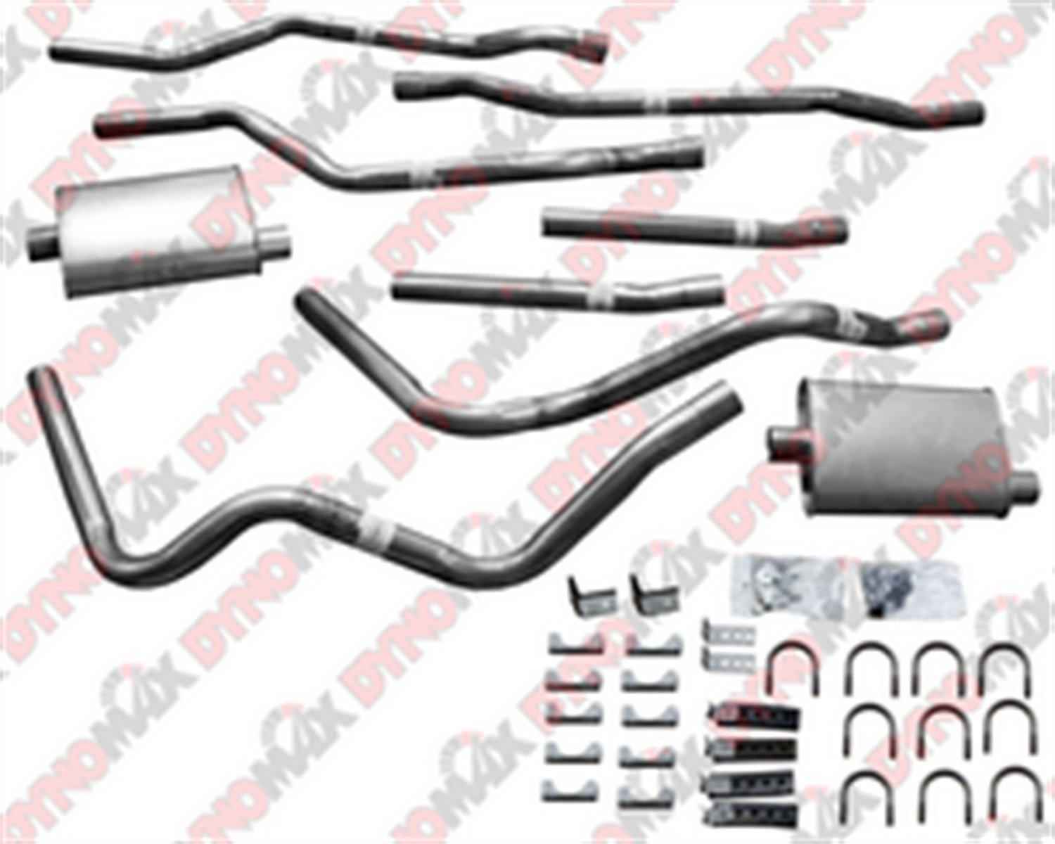 Thrush 89024 Dual Exhaust Kit for Trucks & Muscle Cars - High Performance Stainless Steel Exhaust System - Perfect for Off-Roading, Racing & Street Use