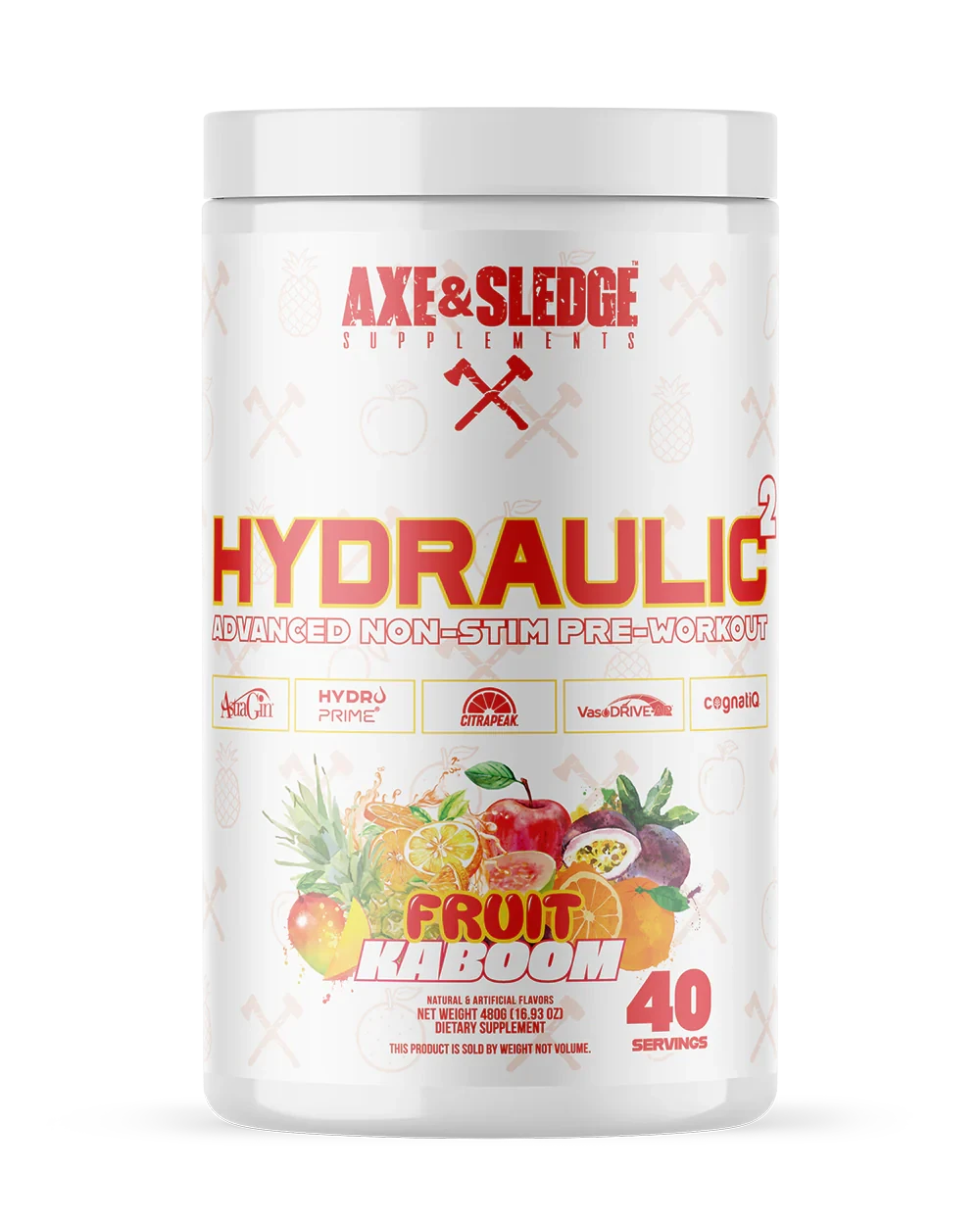 Axe & Sledge Hydraulic Non-Stimulant Pre-Workout Supplement - Boost Energy & Performance for Gym, Bodybuilding & Fitness Training