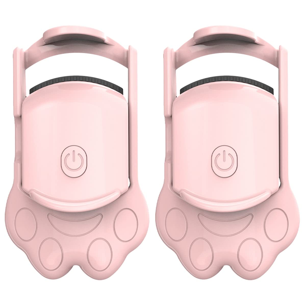 OSALADI Portable USB Rechargeable Eyelash Curler Heater - 2PCS Electric Eyelash Heated Curling Tool for Home & Travel | Perfect for Salon Professionals & DIY Beauty Care