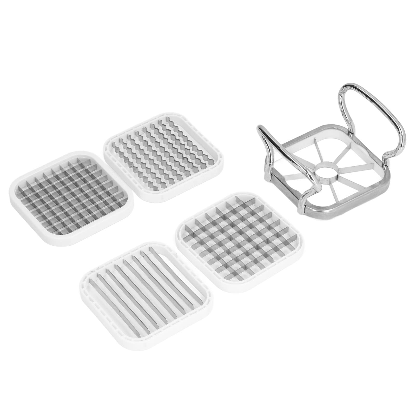 5-in-1 French Fry Cutter & Vegetable Slicer - Perfect for Potatoes, Pears, Onions | Multi-Purpose Kitchen Tool for Healthy Snacks, Meal Prep & Party Platters