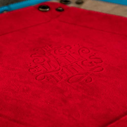 Premium Red Dragon Leather Dice Tray for Dungeons & Dragons - RPG Gaming Accessory for Tabletop Games, D&D Sessions & Board Game Nights - The Shop of Many Things