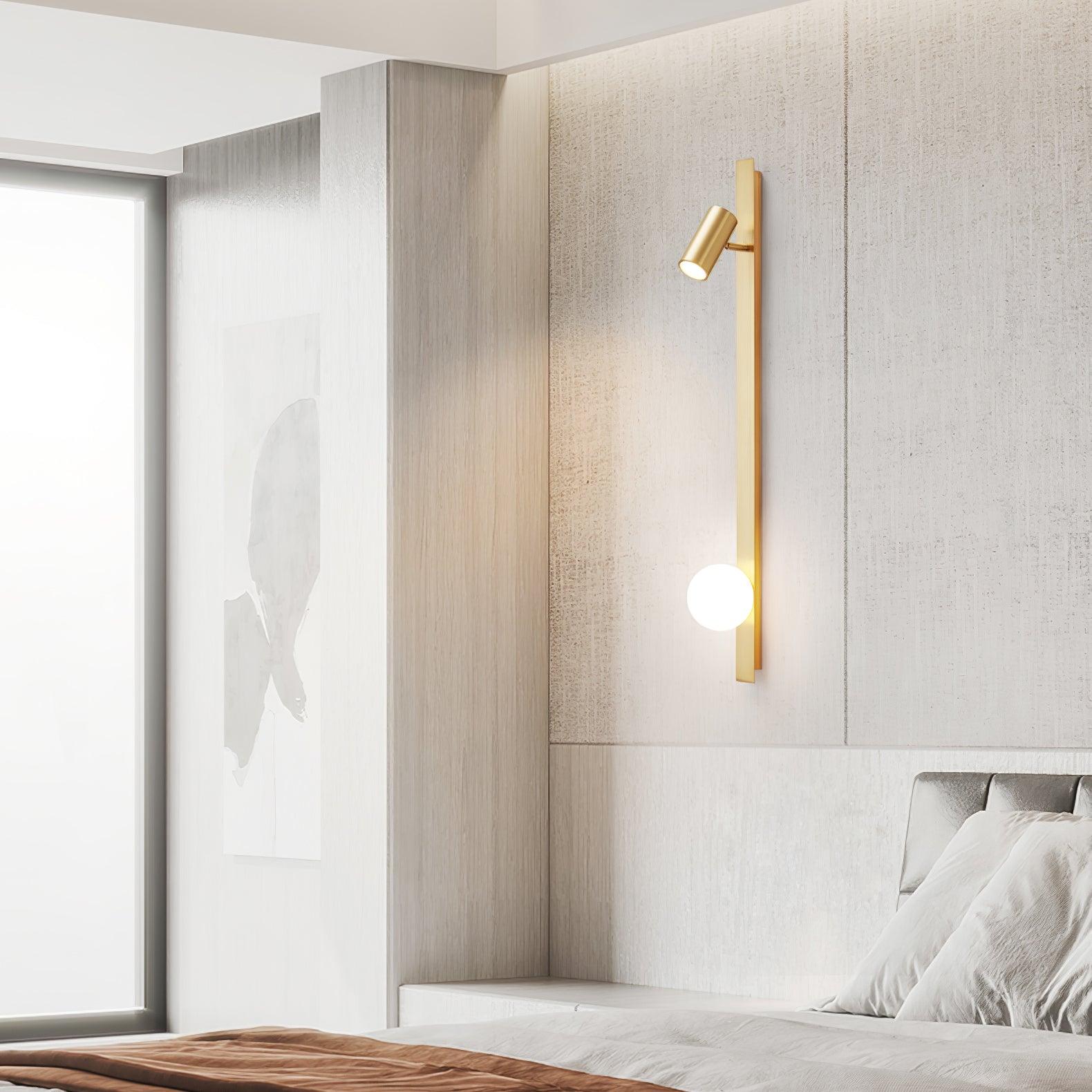 Modern Long Arm Wall Light - Adjustable Swing Arm Sconce for Bedroom, Living Room & Office - Dimmable LED Reading Light with Matte Black Finish - Perfect for Nighttime Reading & Ambient Lighting