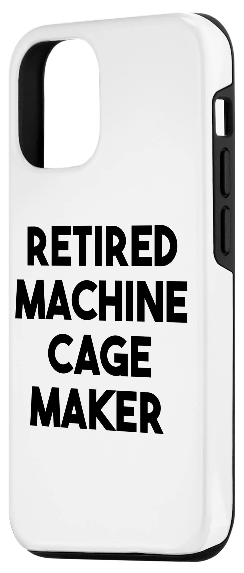 iPhone 12/12 Pro Case - Shockproof Protective Cover with Retired Machine Cage Design | Perfect for Daily Use, Travel & Outdoor Activities
