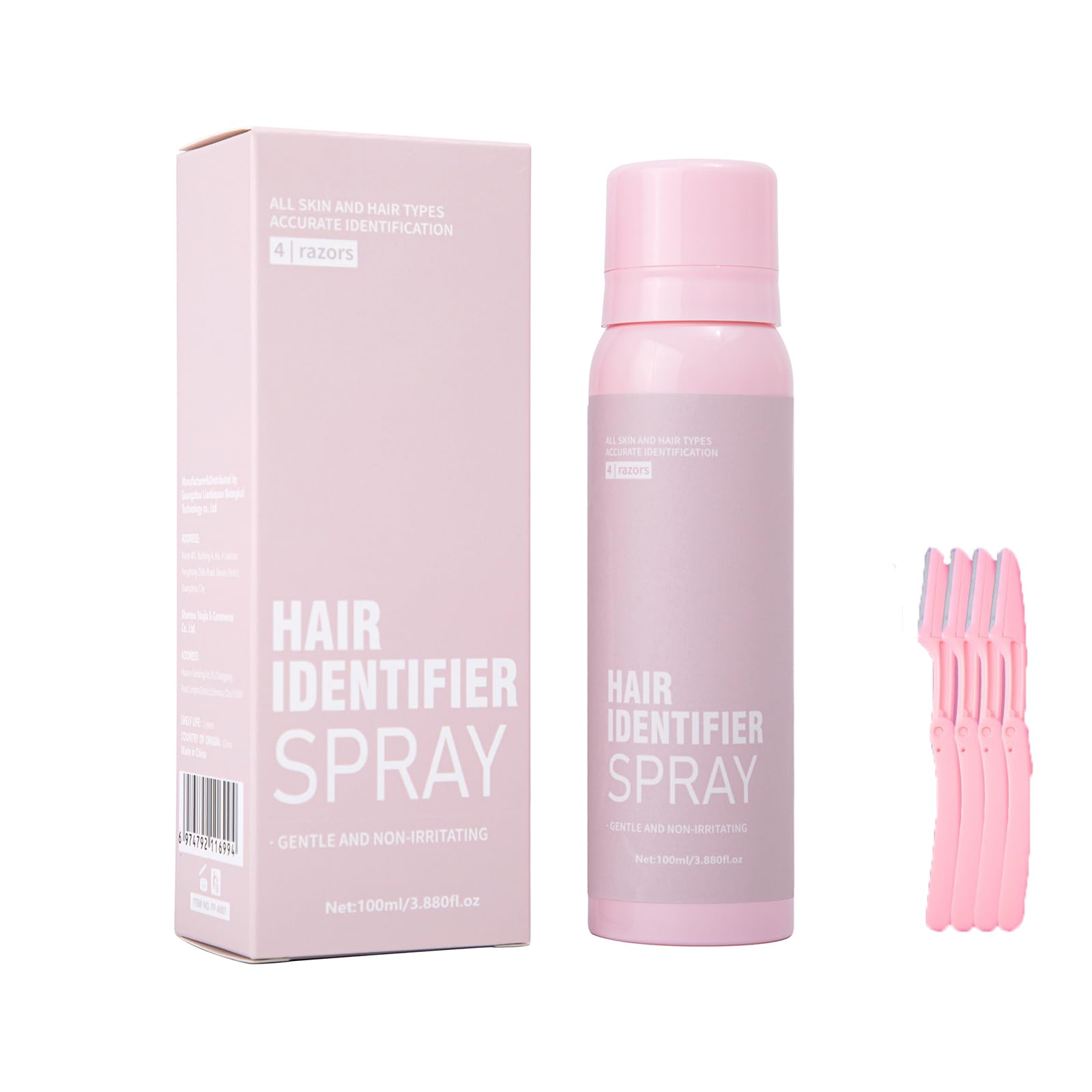 Glow Reveal Face Spray & Kit - Hair Identifier Spray for Smooth Face Shaving | Hydrating & Illuminating Facial Mist for Men & Women | Perfect for Pre-Shave Prep & Post-Shave Care