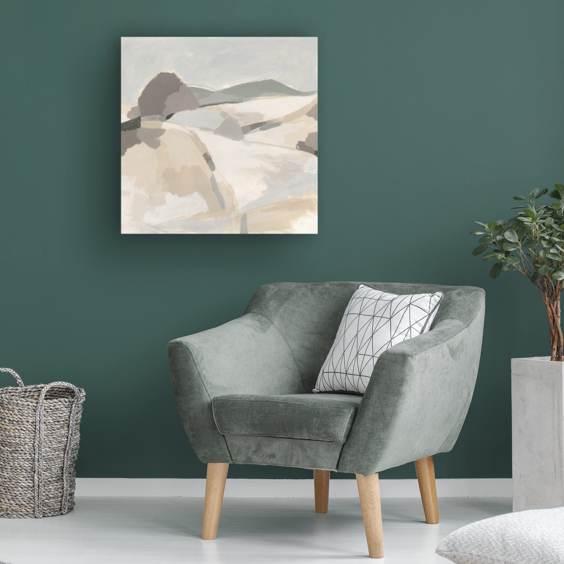Trademark Fine Art 'Quiet Valley I' Canvas Wall Art Print by June Erica Vess - Perfect for Living Room, Bedroom & Office Decor