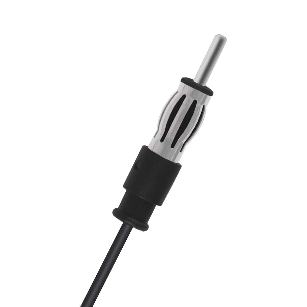 Universal Car Radio Antenna - AM FM Hidden Windshield Adhesive Mount Patch Antenna for Vehicles, Trucks & SUVs | Compatible with Car Stereo, In-Dash Head Unit, CD Media Receiver, HD Radio & Amplifier | Enhanced Signal Reception for Clear Audio While Driving