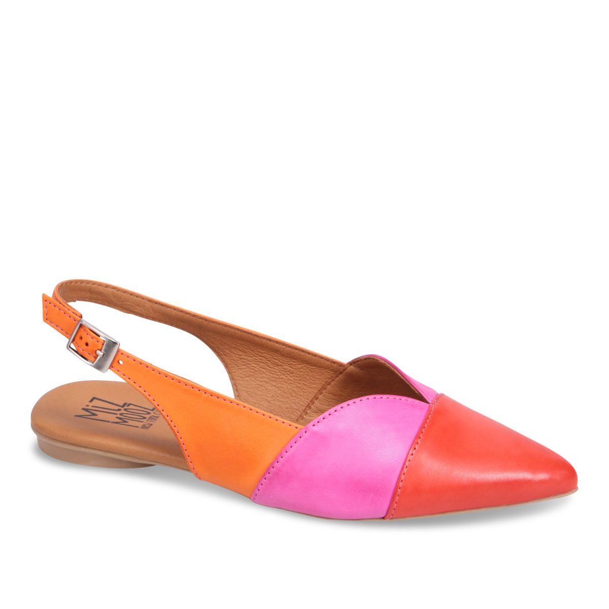 Jayden Women's Slingback Flats - Comfortable Low Heel Dress Shoes for Work, Party & Everyday Wear