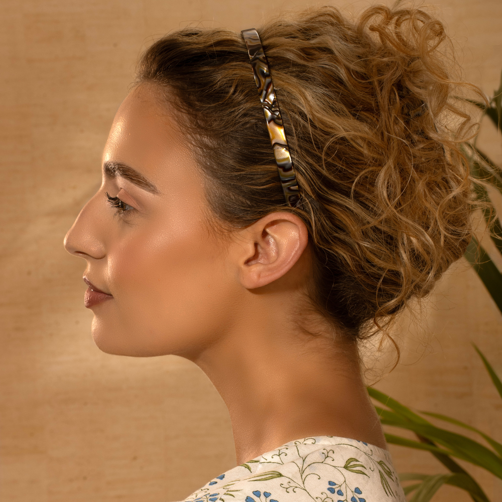 Handmade 10mm Narrow Headband for Women - Elegant Hair Accessory for Weddings, Parties & Everyday Wear