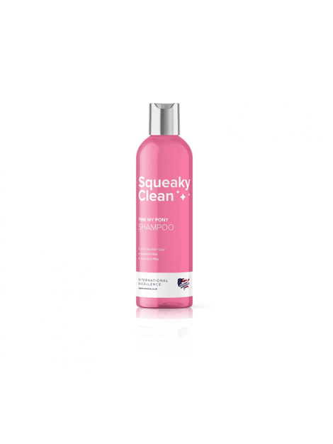 Squeaky Clean Pink My Pony Shampoo for Kids - Gentle Tear-Free Formula for Soft, Shiny Hair - Perfect for Bath Time & Playtime Care