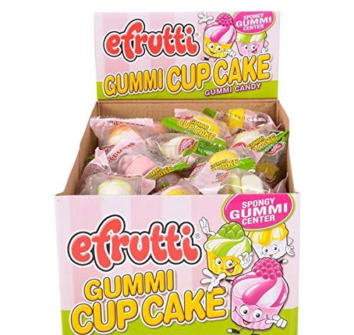 Delicious Gummi Cupcakes - Pack of 8 | Soft & Chewy Candy Treats for Parties, Birthdays & Snacking