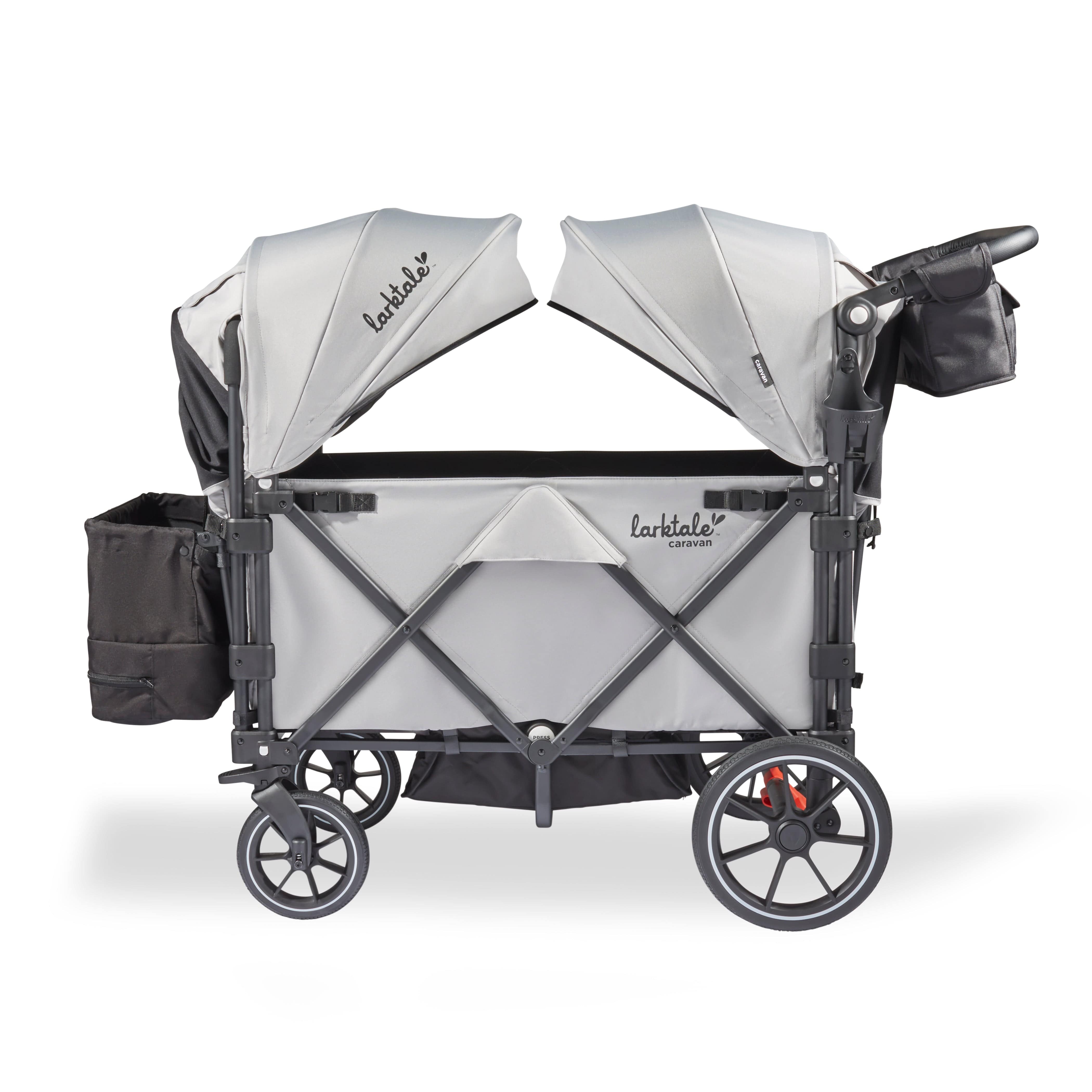 Larktale Caravan V3 All-Terrain Stroller Wagon for Kids - Lightweight, Foldable & Durable for Beach, Park, and Outdoor Adventures