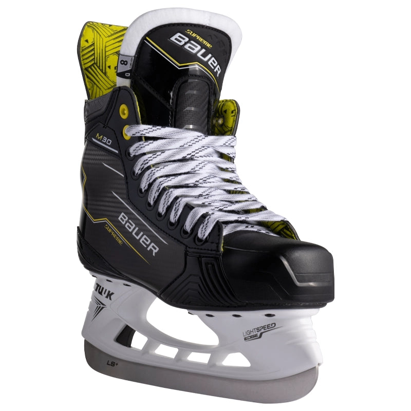 Bauer Supreme M30 Intermediate Ice Hockey Skates - Lightweight Performance Skates for Youth & Adult Hockey Players - Perfect for Ice Rink Games, Training & Competitive Play