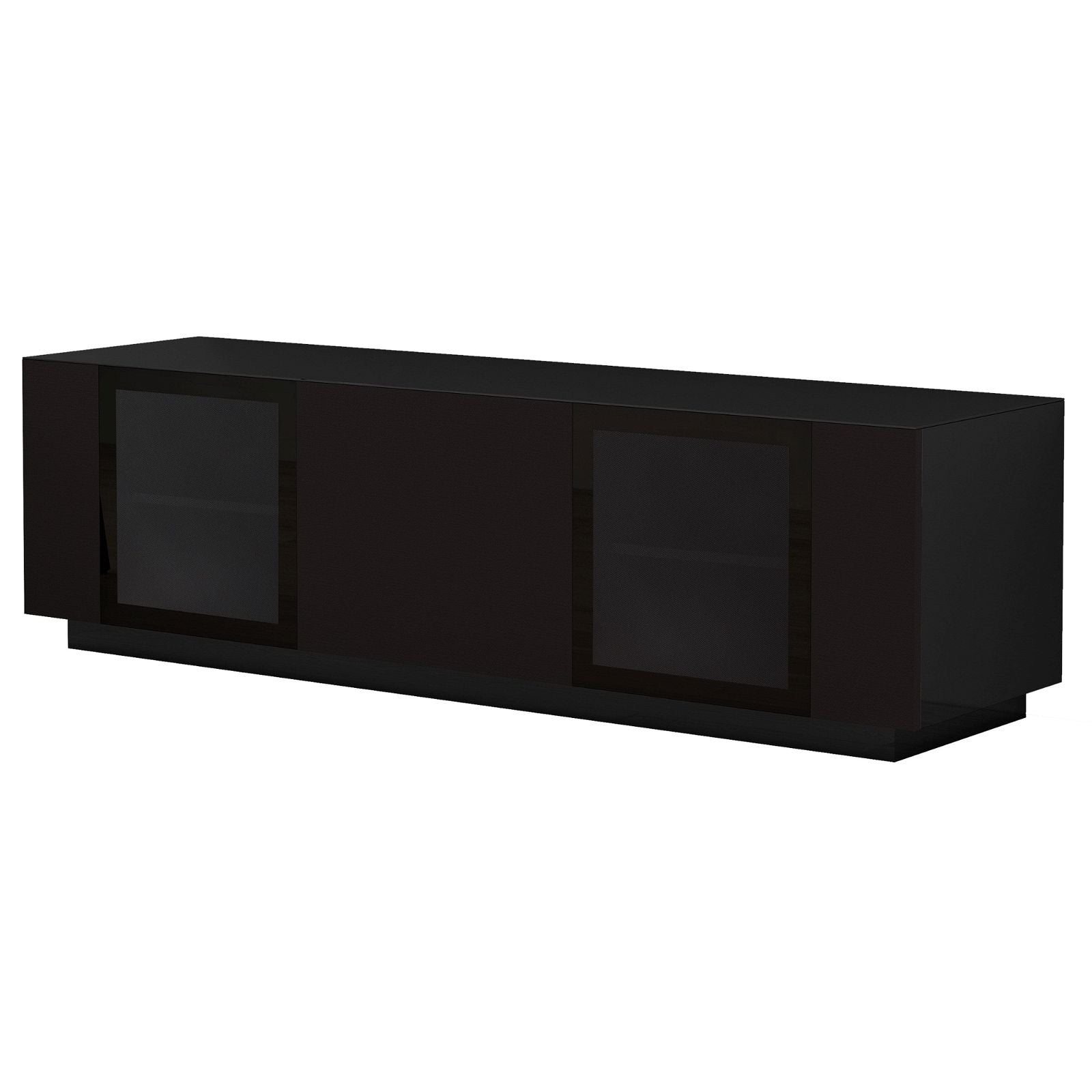 Tauris PLATINUM 225cm Black Home Theater TV Stand - Perfect for Living Room Entertainment Systems & Home Theater Setups