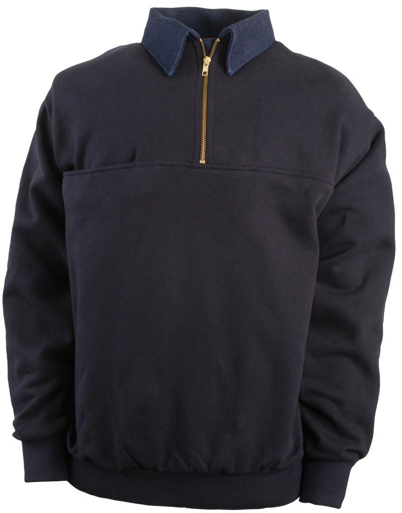 Game Sportswear USA-Made Denim Collar Firefighter Work Shirt - Durable & Comfortable for Firefighting, Construction & Outdoor Work