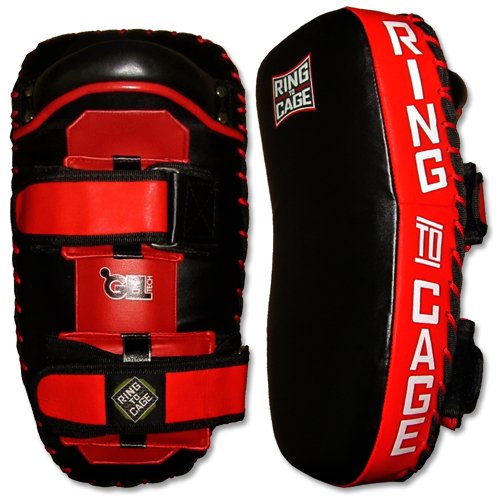 Premium GelTech Deluxe Thai Pad for Muay Thai, MMA & Kickboxing Training - Heavy Duty Punching Pads for Martial Arts, Combat Sports & Fitness Workouts - Perfect for Gyms, Home Use & Professional Fighters