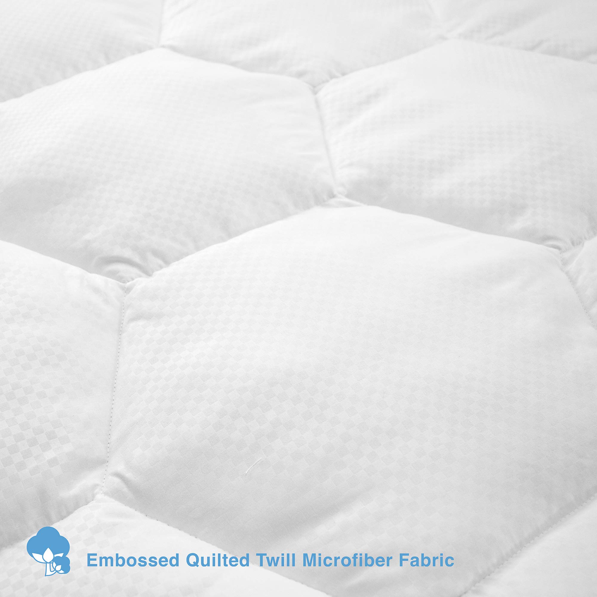 SensorPEDIC CoolFusion Mattress Pad - Full Size White Cooling Mattress Topper for Hot Sleepers - Perfect for Summer Nights & Temperature Regulation