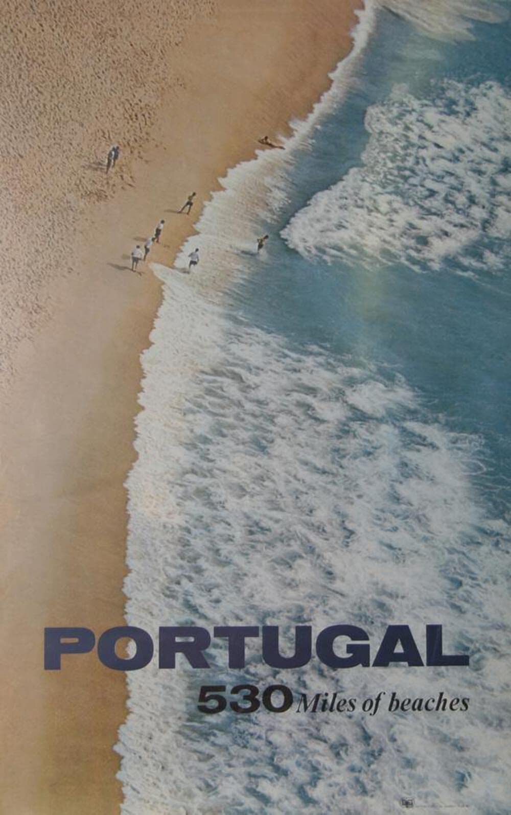 Portugal Travel Poster - 530 Miles of Beautiful Beaches Wall Art for Home & Office Decor | Perfect for Beach Lovers & Travel Enthusiasts