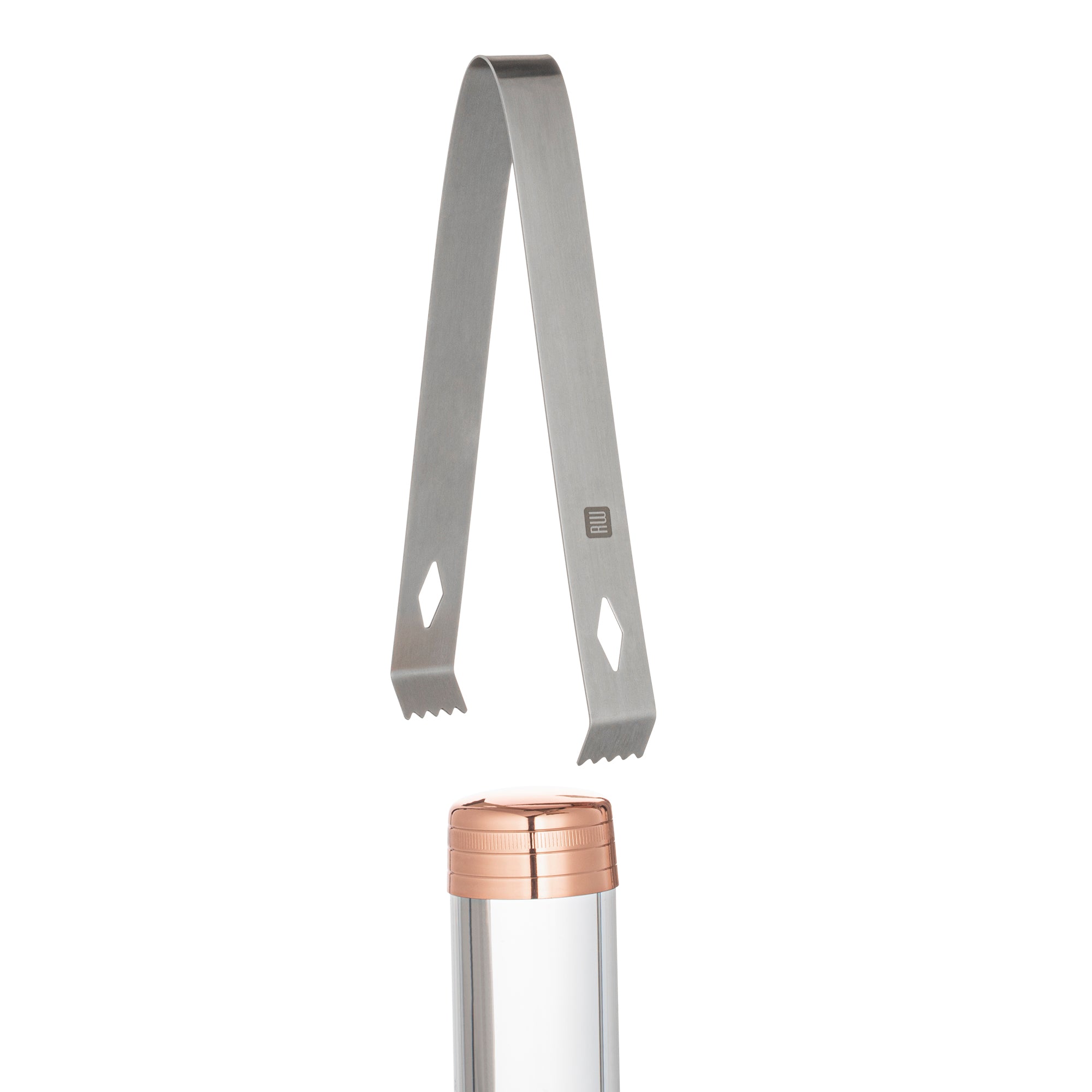 Premium Stainless Steel Ice Tongs - 6.25