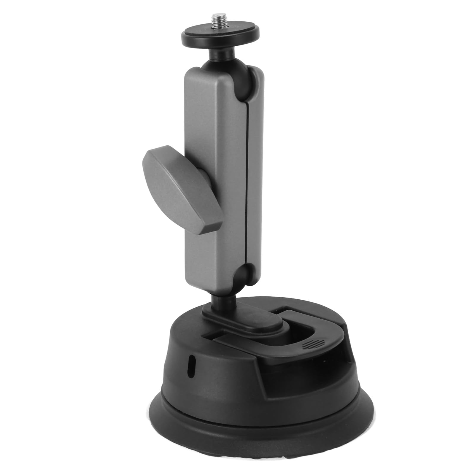 Yunseity Suction Cup Camera Mount with 1/4 Inch Thread - 360 Degree Rotatable Dash Cam Holder for Action Cam, Sports Camera & Camcorder - Perfect for Car Dashboard, Vlogging & Outdoor Adventures