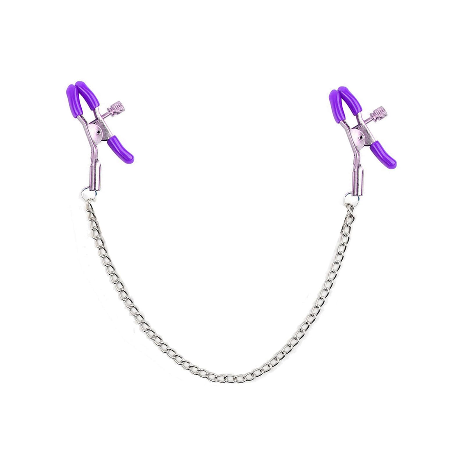 Adjustable Non-Piercing Stainless Steel Body Clips with Chain - Body Jewelry for Women & Men - Perfect for Parties, Festivals, and Fashion Accessories