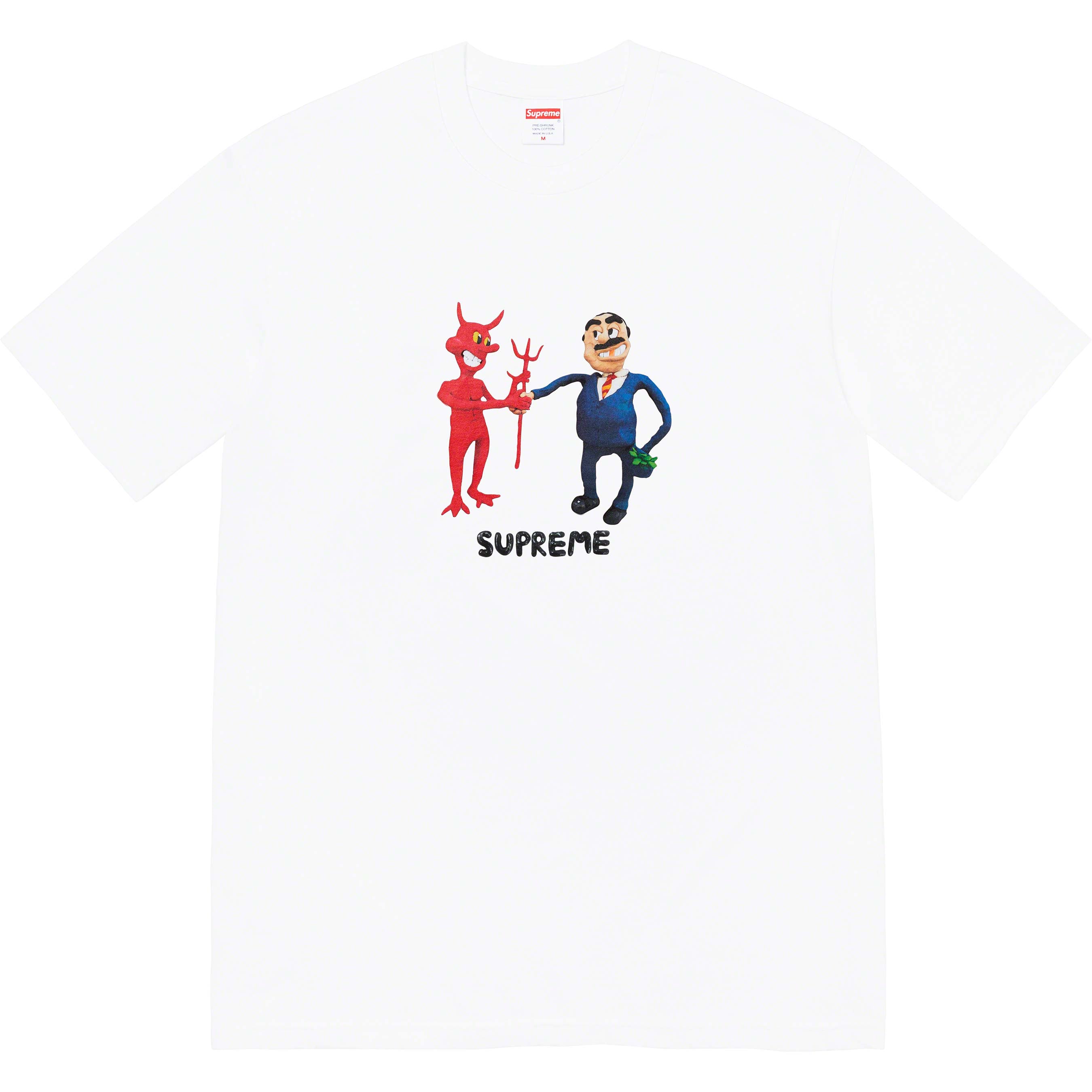 Supreme Business T-Shirt for Men - Premium White Cotton Tee - Comfortable & Stylish for Office, Casual Wear & Everyday Outfits