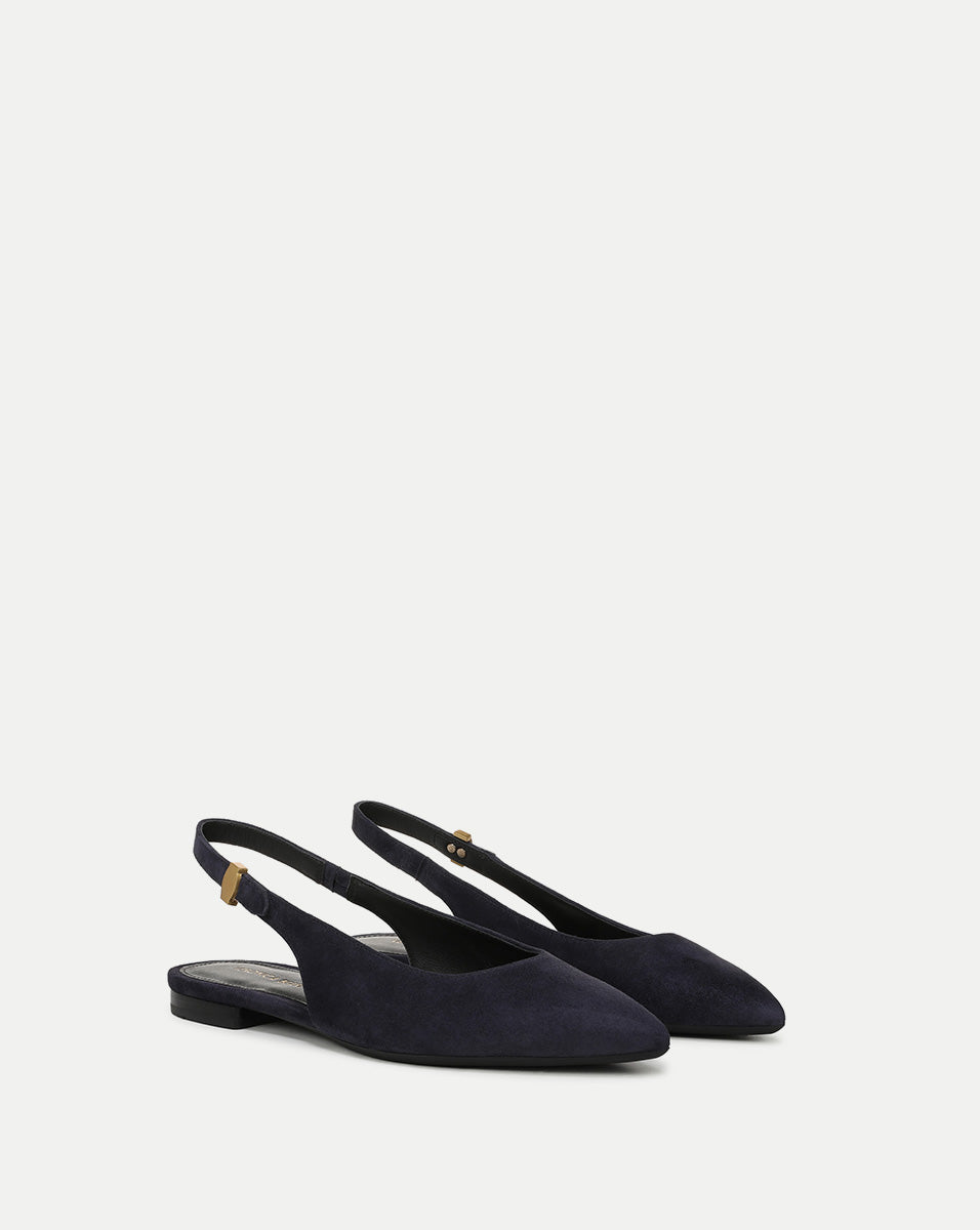 Shina Women's Comfortable Slingback Flats - Casual Low Heel Sandals for Walking, Office & Summer Outfits | Breathable & Lightweight Shoes for Work, Travel & Daily Wear